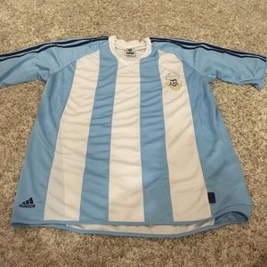 Argentina Soccer Jersey - Adidas World Cup